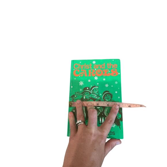 Vintage Christ & The Carols Christmas 1967 Retro MCM Green Holiday Music Festive - Picture 10 of 10